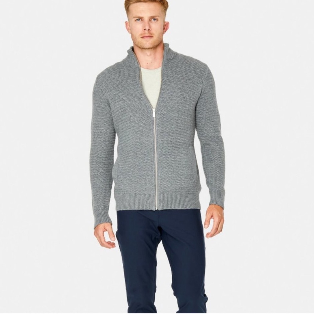 7DIAMONDS Men's Yosemite Knit Zip Sweater